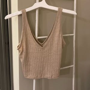 Abercrombie Oatmeal Colored Tank Top Size M